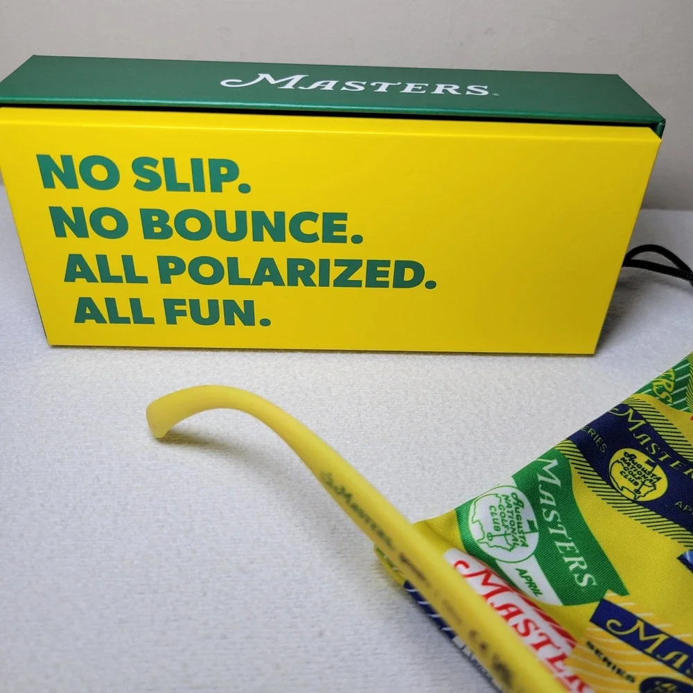 2026 Masters Goodr The Badges‎ Yellow Polarized Sunglasses Augusta National Golf